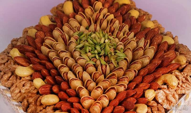 تزیین آجیل با مقوا