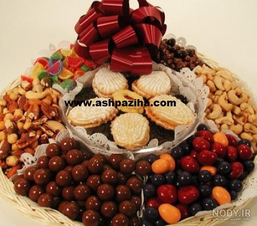تزیین آجیل شب یلدا در تنگ