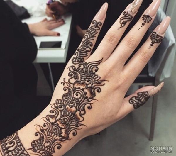طرح حنا روی دست پسرانه خفن طرح حنا روی دست پسرانه خفن