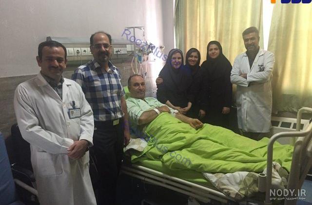 عکس بیمار مرد در بیمارستان