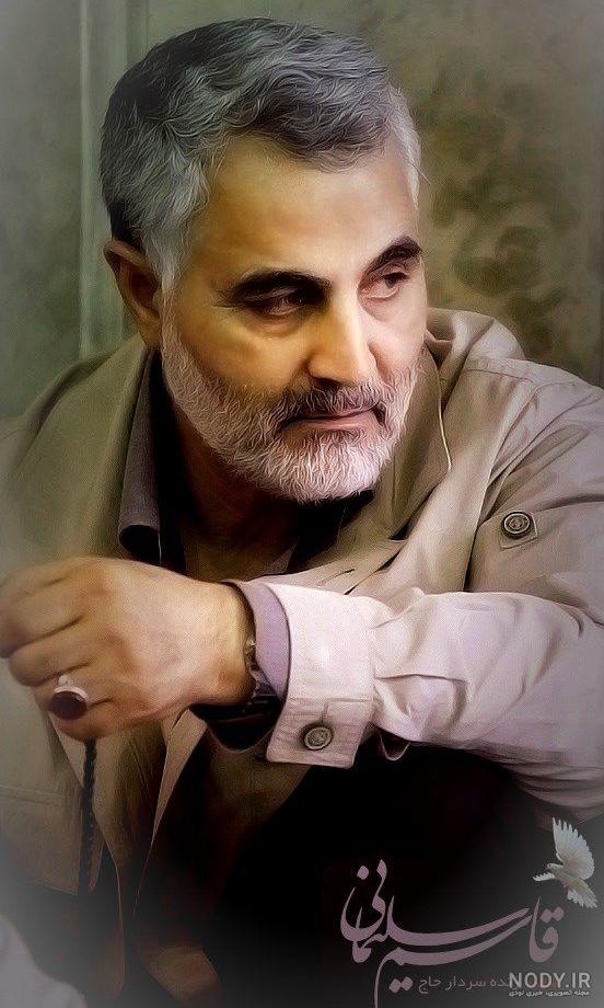 عکس حاج قاسم سلیمانی موقع شهادت