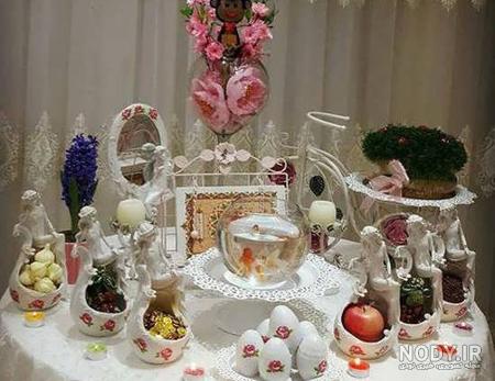 عکس سفره هفت سین روی میز خاطره عکس سفره هفت سین روی میز خاطره