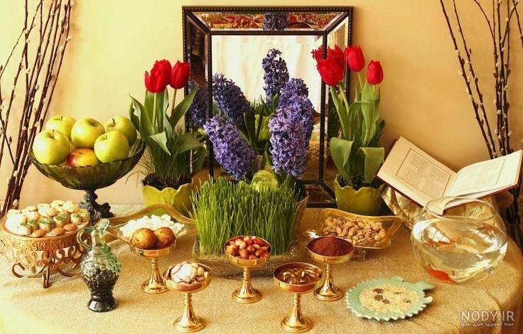 عکس سفره هفت سین ساده