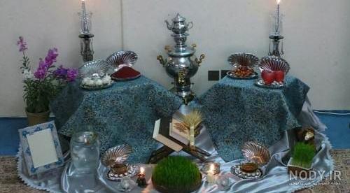 عکس سفره هفت سین لاکچری عکس سفره هفت سین لاکچری