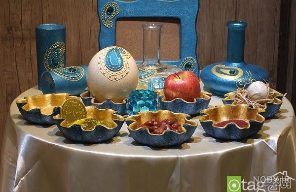 عکس سفره هفت سین لاکچری عکس سفره هفت سین لاکچری