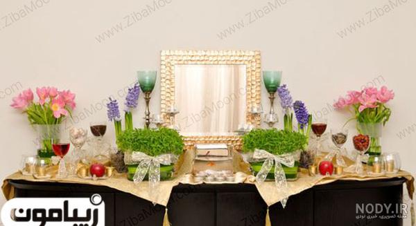 عکس سفره هفت سین لاکچری عکس سفره هفت سین لاکچری