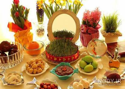 عکس سفره هفت سین کارتونی