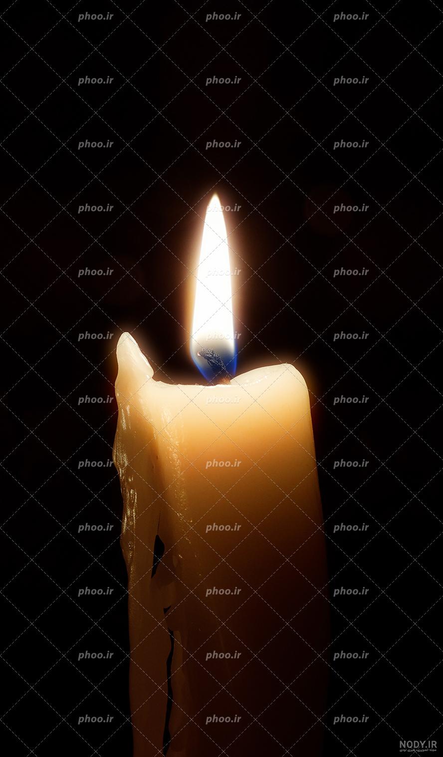 عکس شمع و پروانه تسلیت