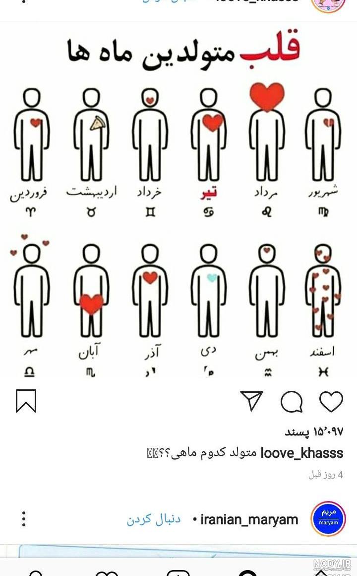عکس ماه ها به ترتیب