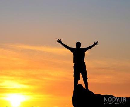عکس مرد تنها در غروب عکس مرد تنها در غروب