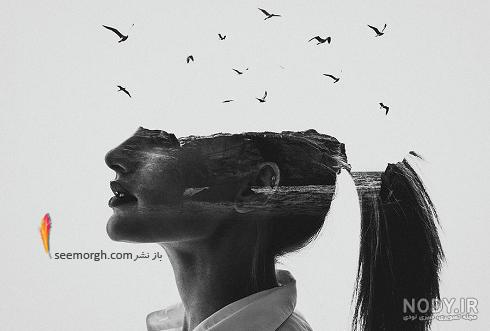 عکس مفهومی زن