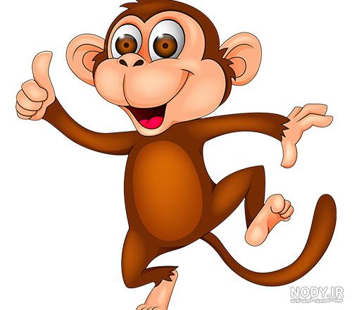عکس نقاشی میمون کارتونی
