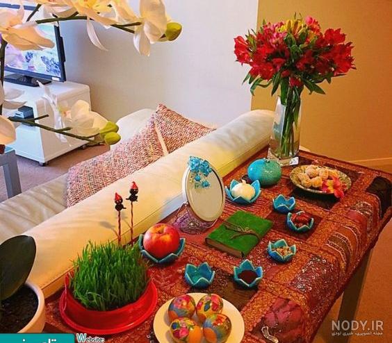 عکس چیدن سفره هفت سین روی میز خاطره عکس چیدن سفره هفت سین روی میز خاطره