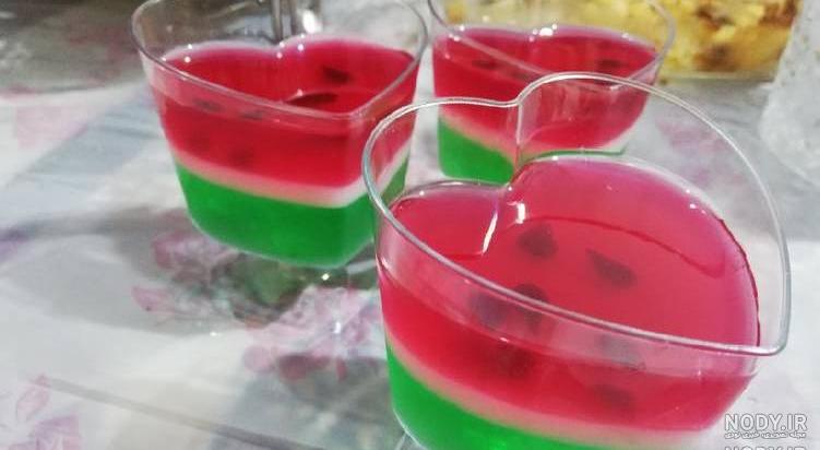 عکس ژله شب یلدا ساده عکس ژله شب یلدا ساده