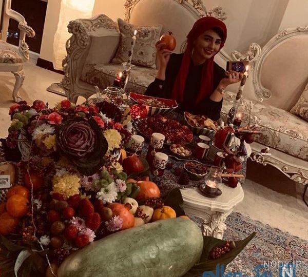عکس کیک شب یلدا لاکچری