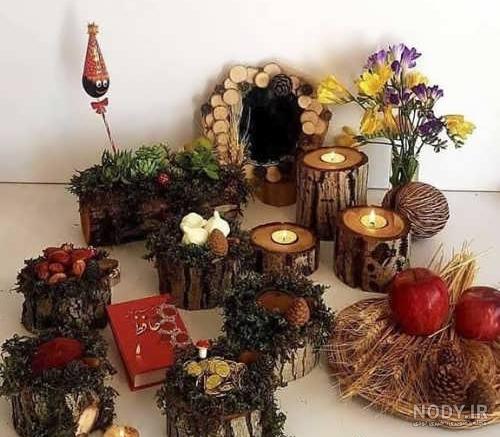 هفت سین با چوب بستنی