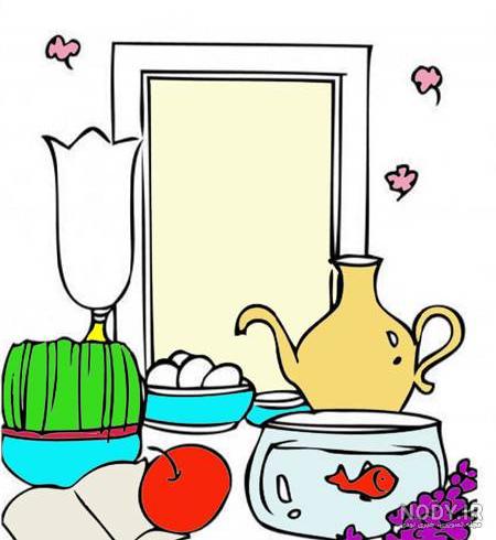 کاردستی سفره هفت سین با وسایل دور ریختنی