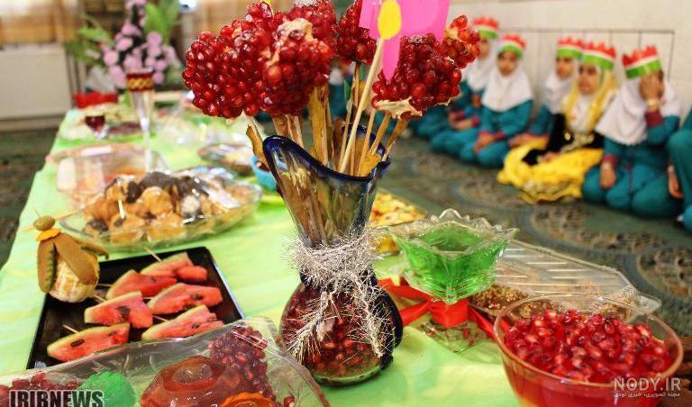کیک شب یلدا برای مدرسه کیک شب یلدا برای مدرسه
