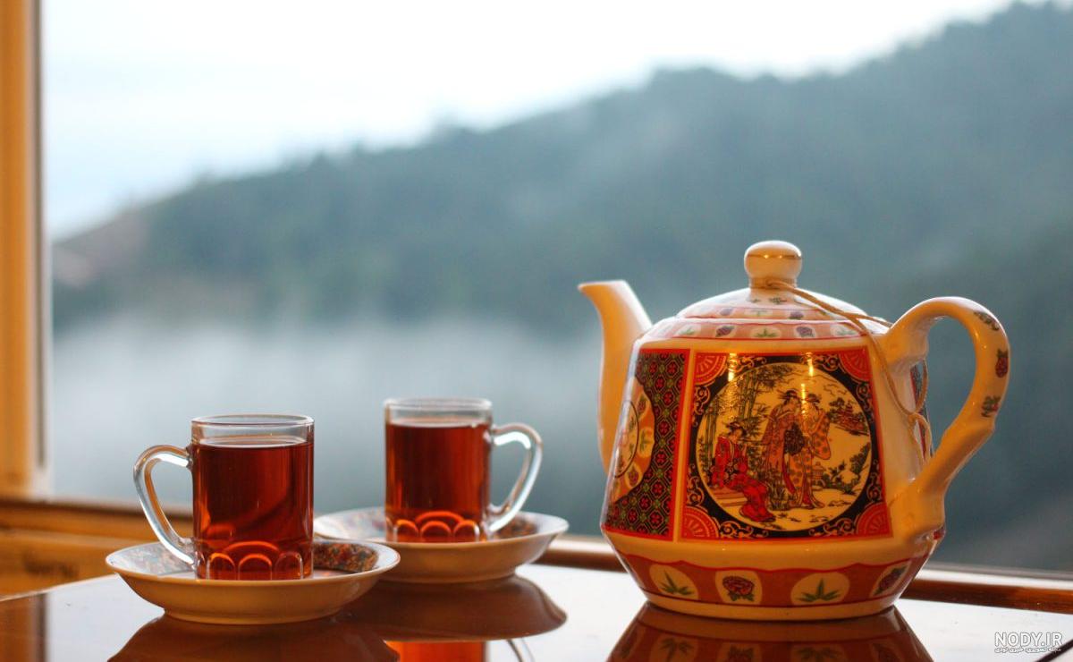 عکس خفن عکس چایی در طبیعت برای استوری