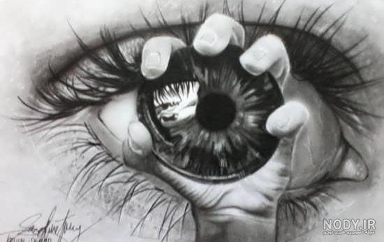 طرح نقاشی سیاه قلم عاشقانه