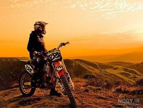 عکس دختر با موتور سنگین برای پروفایل عکس دختر با موتور سنگین برای پروفایل
