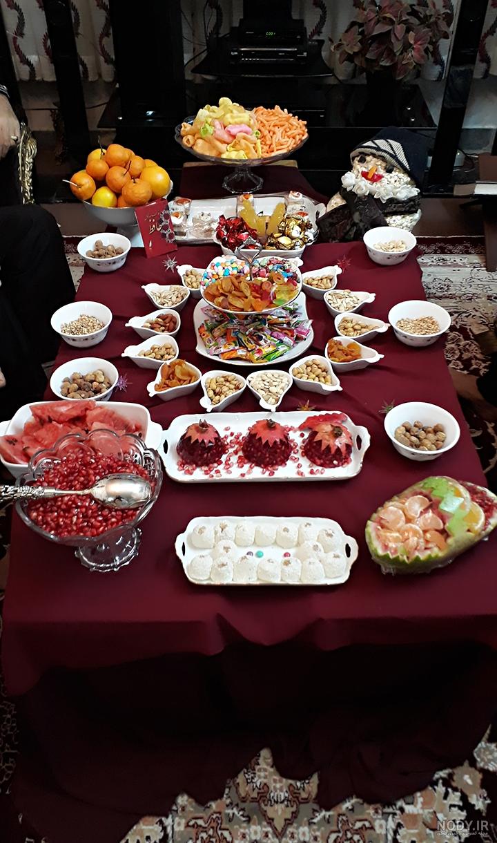 عکس سفره شب یلدا نی نی سایت