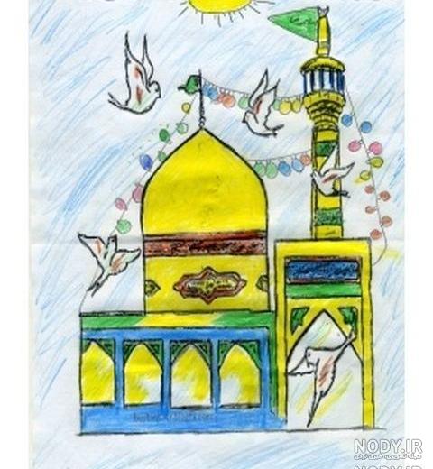 عکس های نقاشی حرم امام رضا