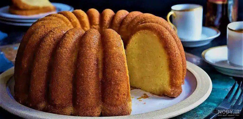 عکس کیک وانیلی ساده عکس کیک وانیلی ساده