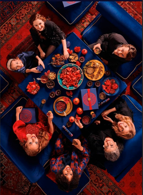 ژست عکس در شب