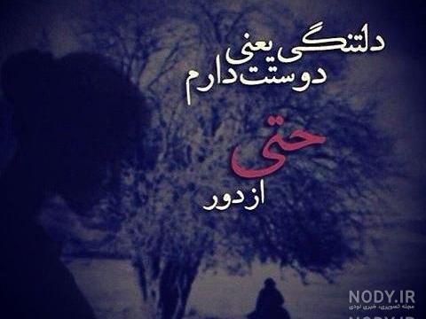 استیکر دلتنگتم عشقم