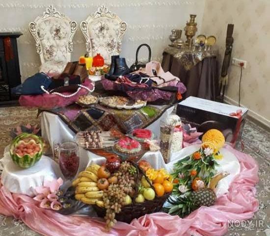 تزیین لباس داماد شب چله تزیین لباس داماد شب چله