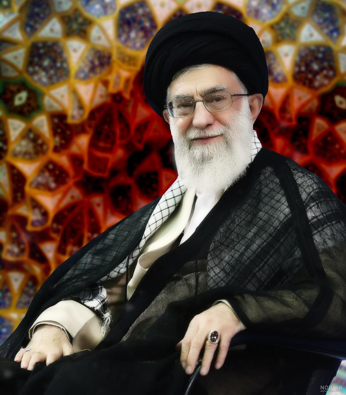 عکس رهبر و امام زمان