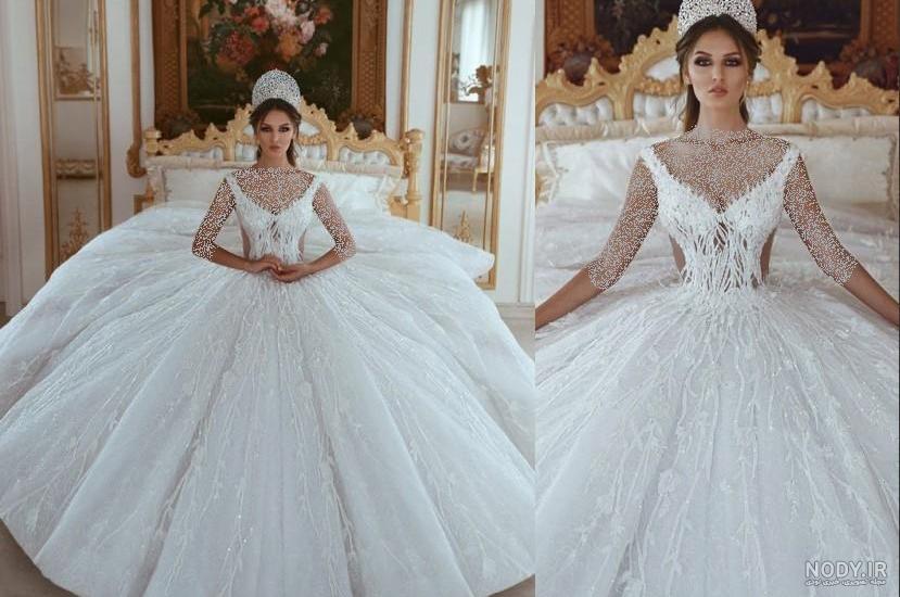 عکس لباس عروس جدید لاکچری عکس لباس عروس جدید لاکچری