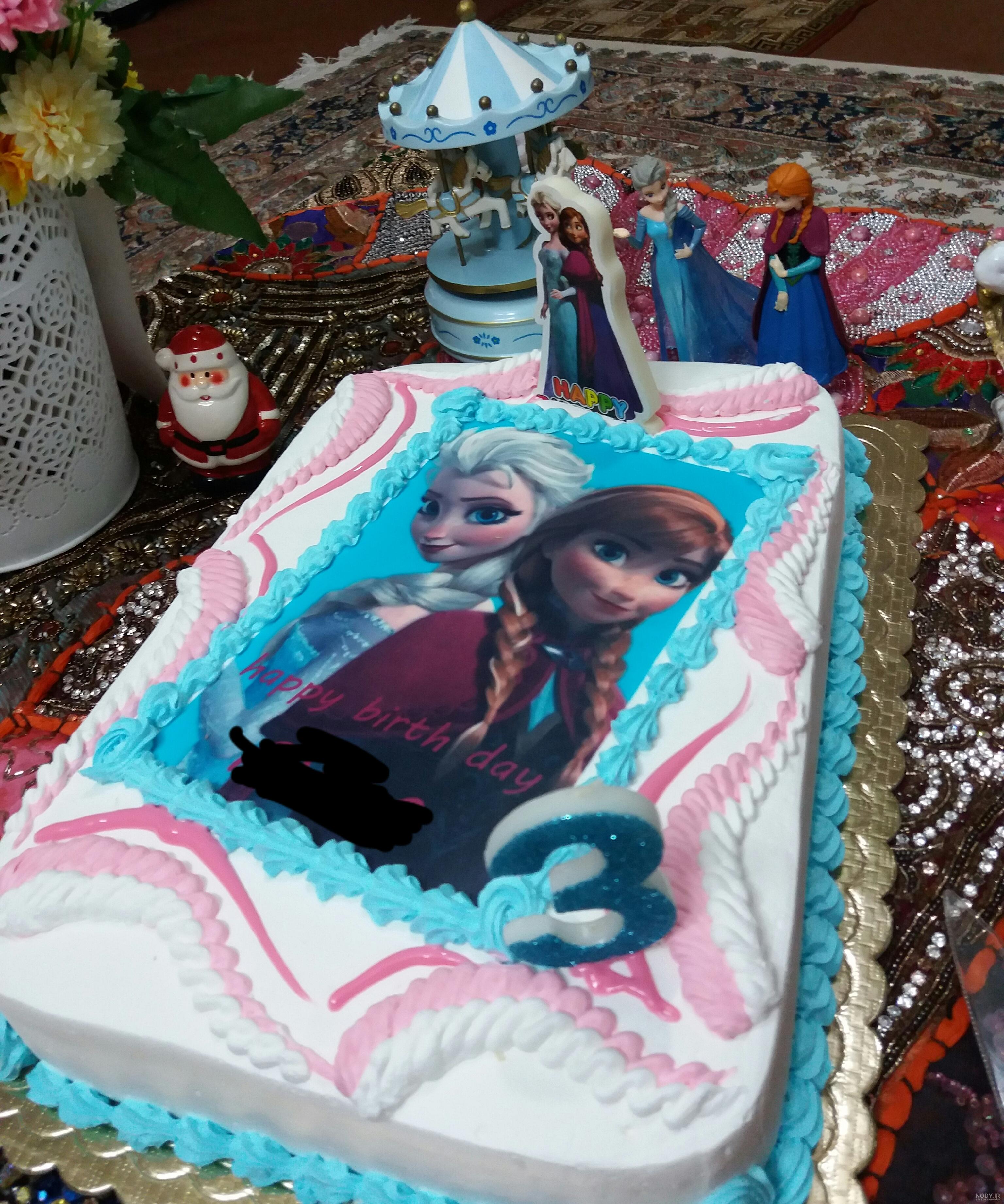 کیک تولد دخترانه خاص کیک تولد دخترانه خاص