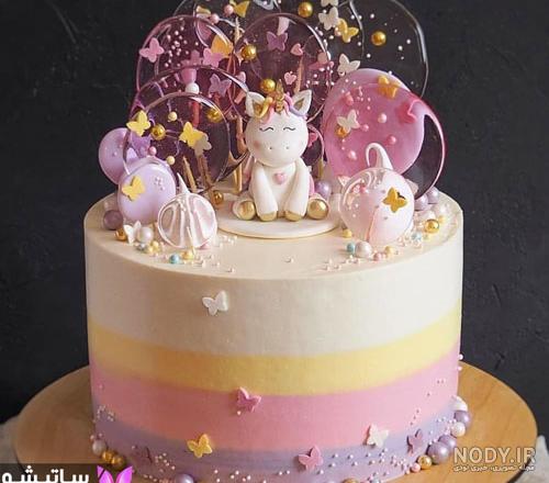 کیک تولد دخترانه عروسکی
