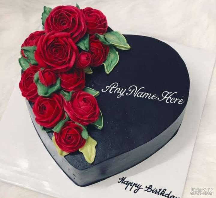 کیک تولد قلبی