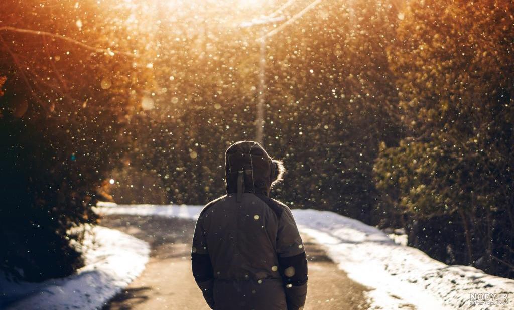  عکس پروفایل پسرانه زمستانی از پشت سر