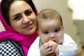 عکس بچه در بغل مادر