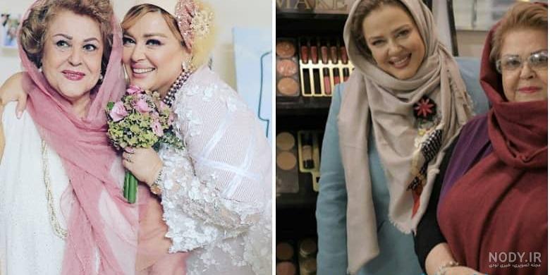 عکس جوانی مادر بهاره رهنما