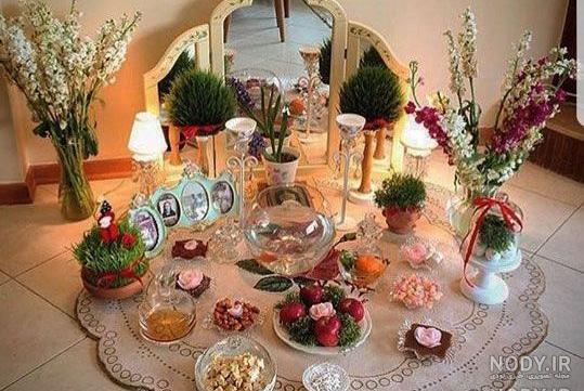 عکس سفره هفت سین ساده