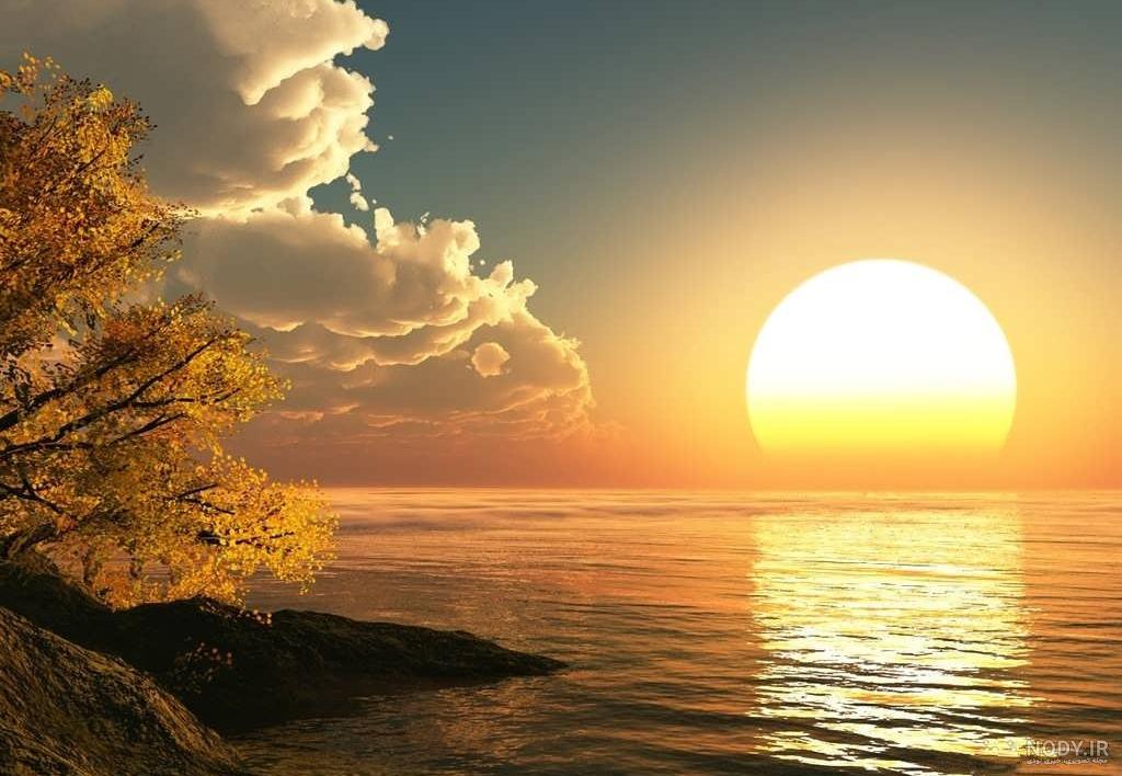 عکس غروب زیبای آفتاب عکس غروب زیبای آفتاب
