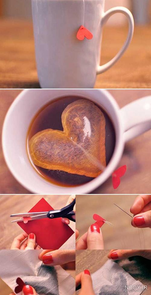 عکس فنجان چای در باران
