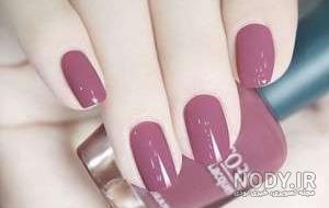 عکس ناخن رنگ