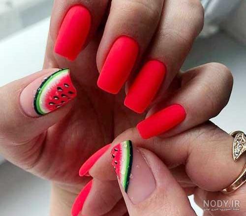 عکس ناخن مصنوعی شب یلدا