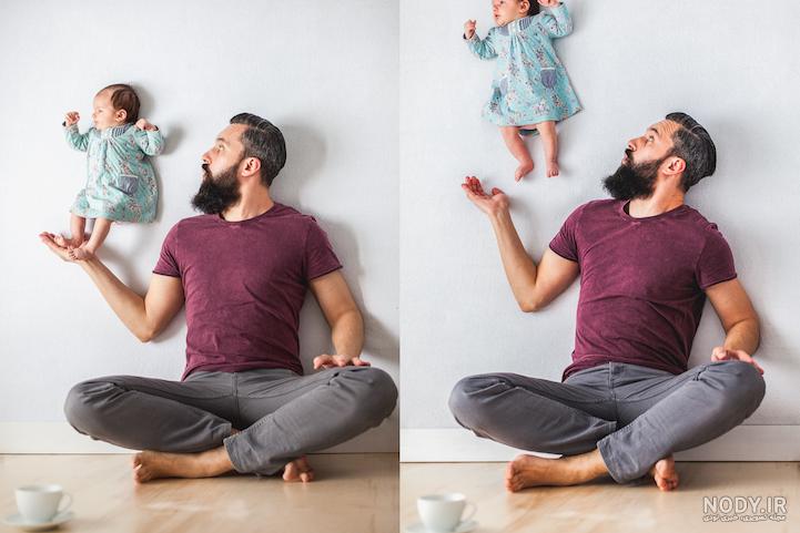 عکس پروفایل متن دار مادر و پسر