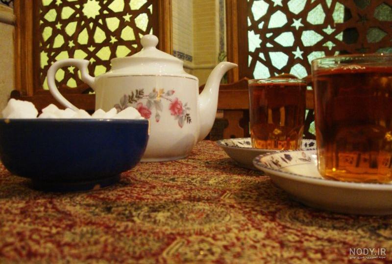 عکس چای در خانه