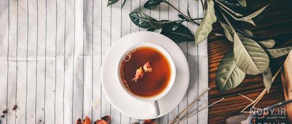 عکس چای دونفره در طبیعت