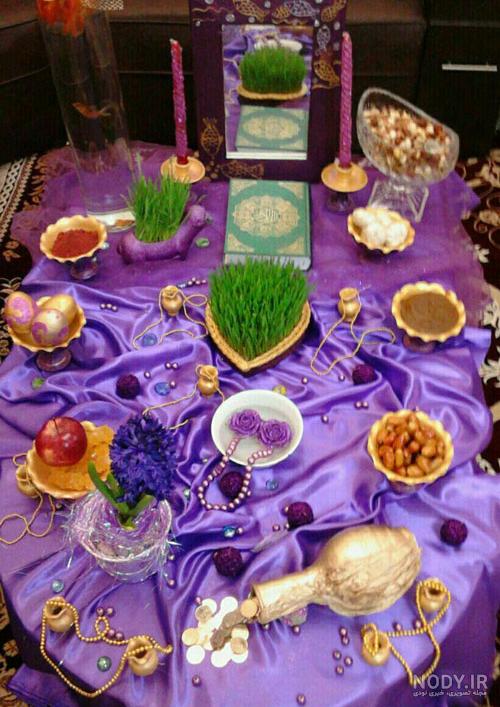 عکس چیدن سفره هفت سین