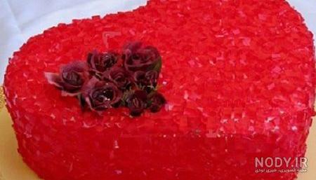 عکس کیک تولد با ژله
