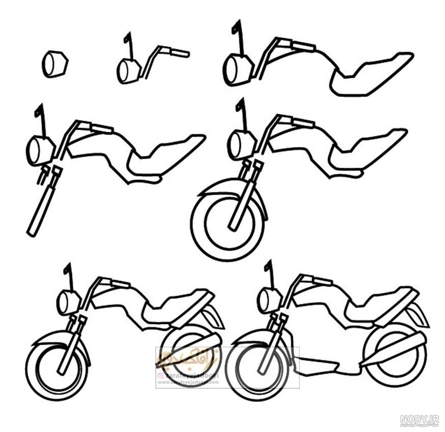نقاشی موتور وسپا